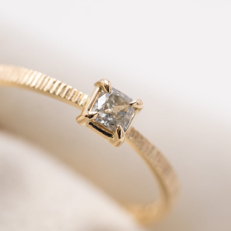 Baby Blue Diamond Ring