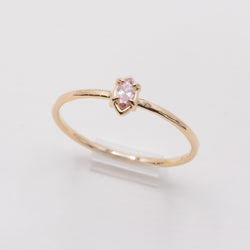 Sakura Petal Diamond Ring
