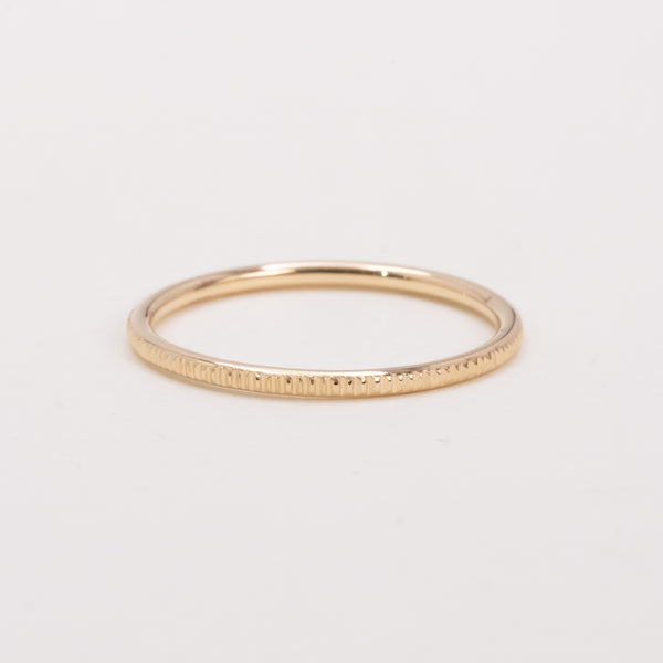 Milled Stacking Ring Medium