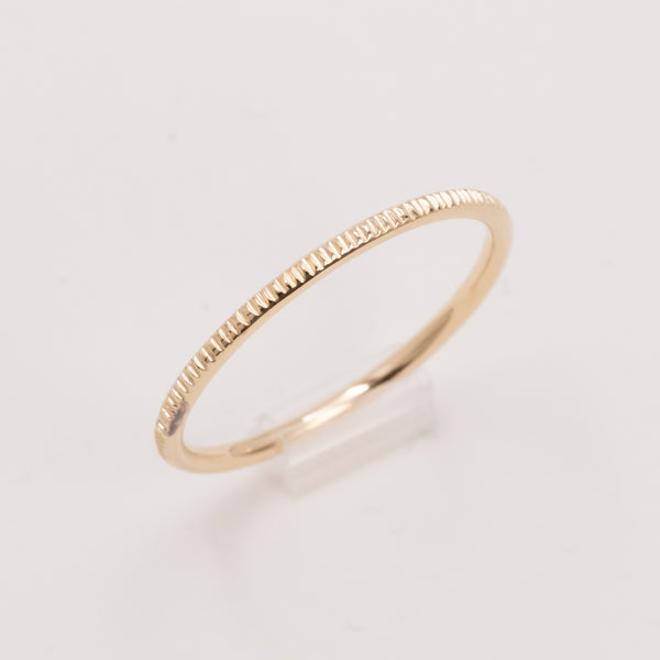 Milled Stacking Ring Medium