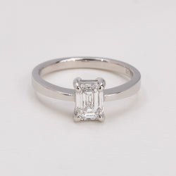 Emerald Cut Diamond Ring