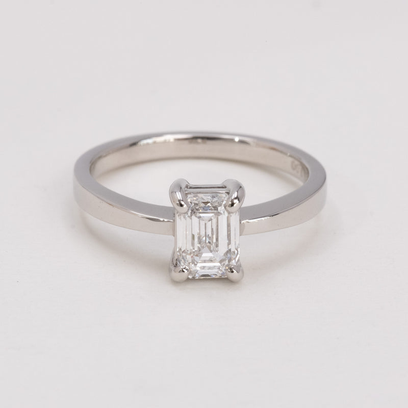 Emerald Cut Diamond Ring