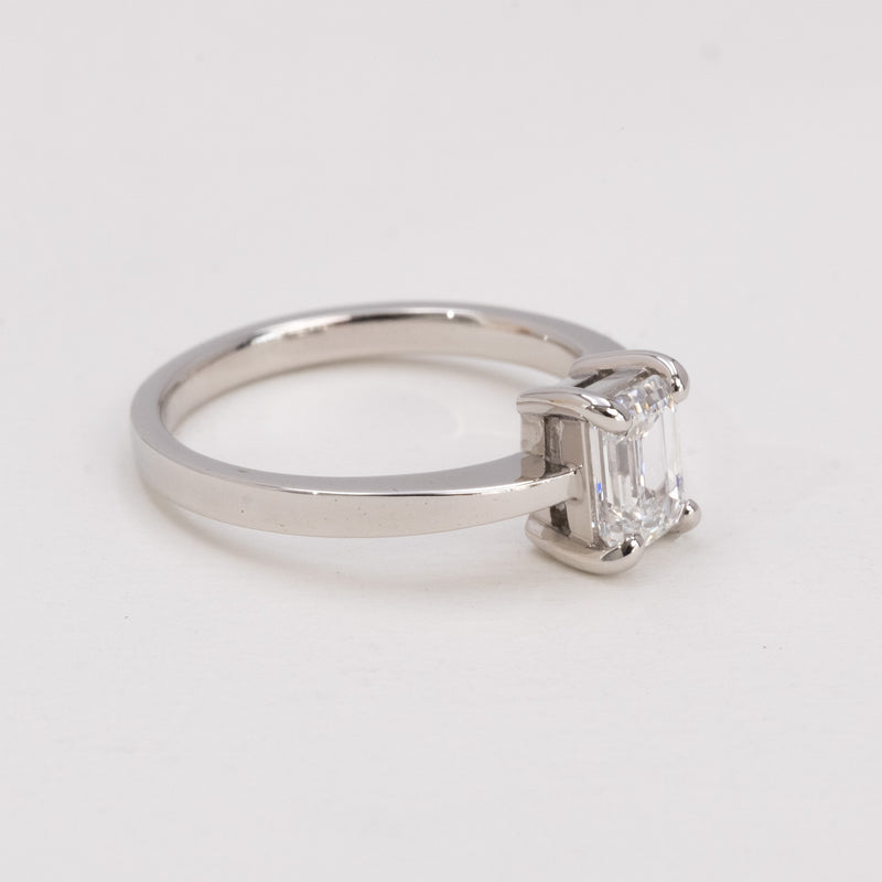 Emerald Cut Diamond Ring