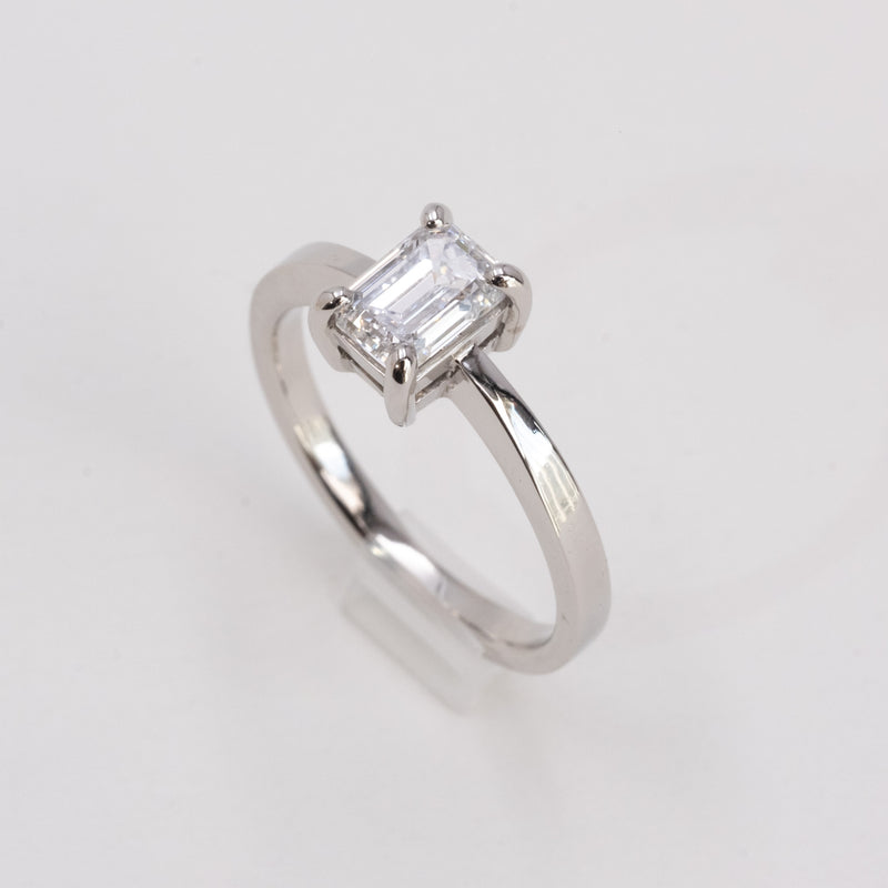 Emerald Cut Diamond Ring