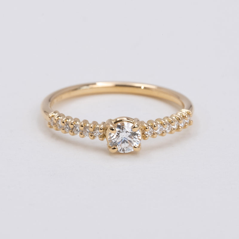Blossom diamond ring