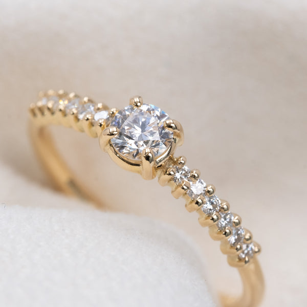 Blossom diamond ring