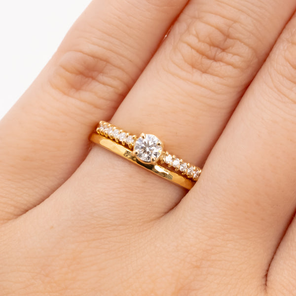 Blossom diamond ring