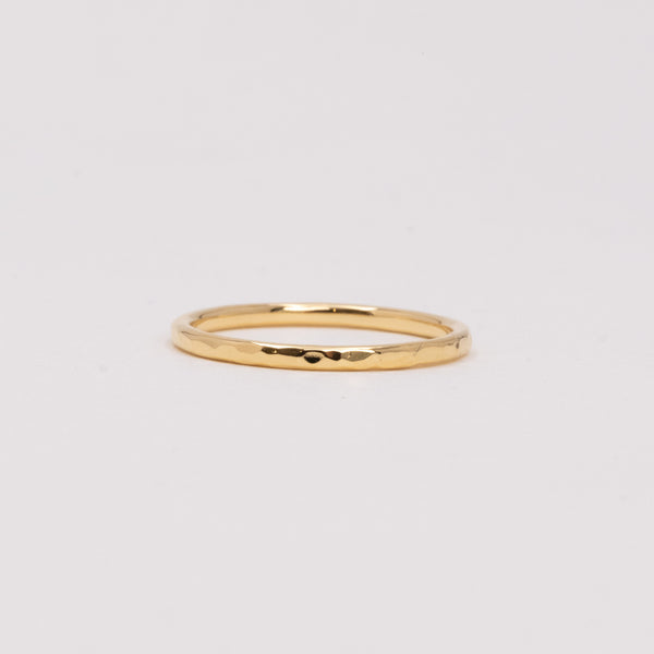 Hammered Stacking Ring 1.5mm