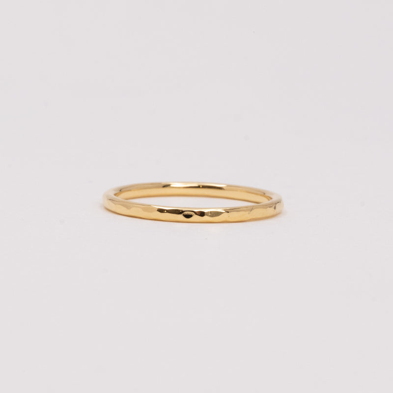 Hammered Stacking Ring 1.5mm