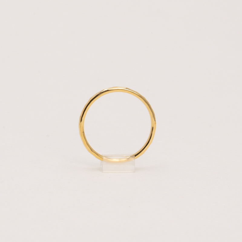 Hammered Stacking Ring 1.5mm