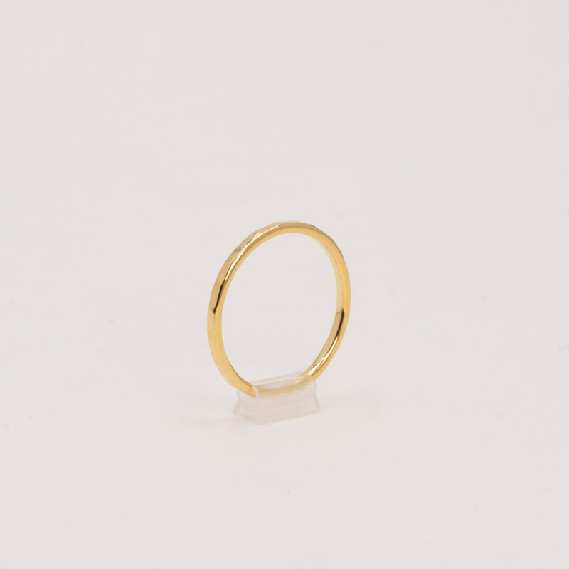 Hammered Stacking Ring 1.5mm