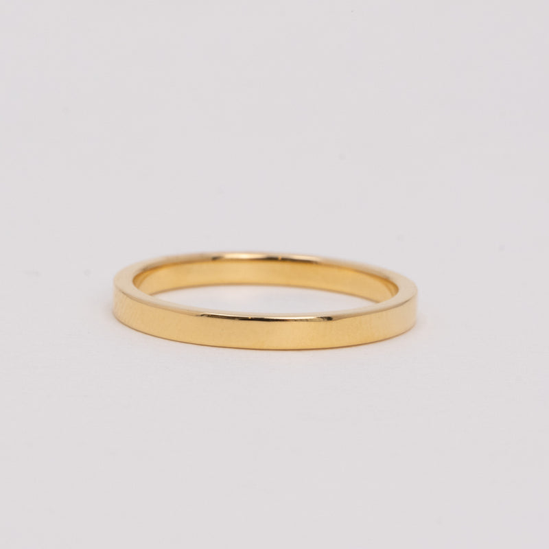 Plain Square Ring 2mm x 1.3mm