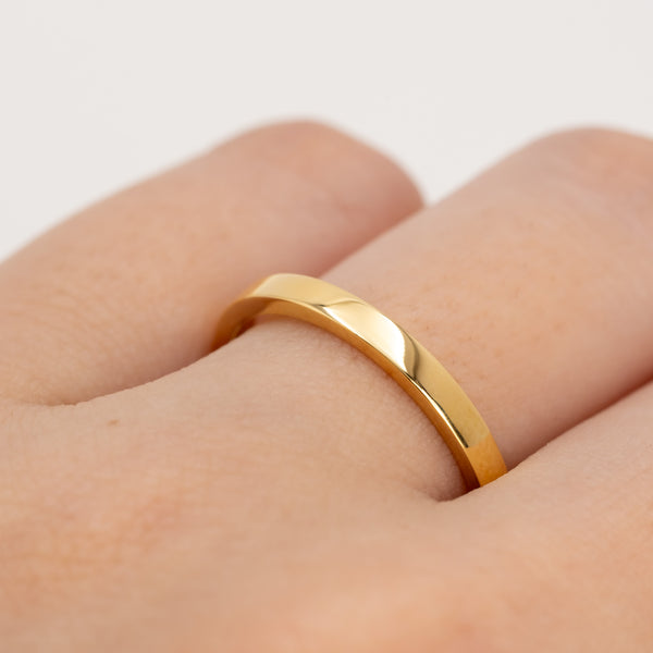 Plain Square Ring 2mm x 1.3mm