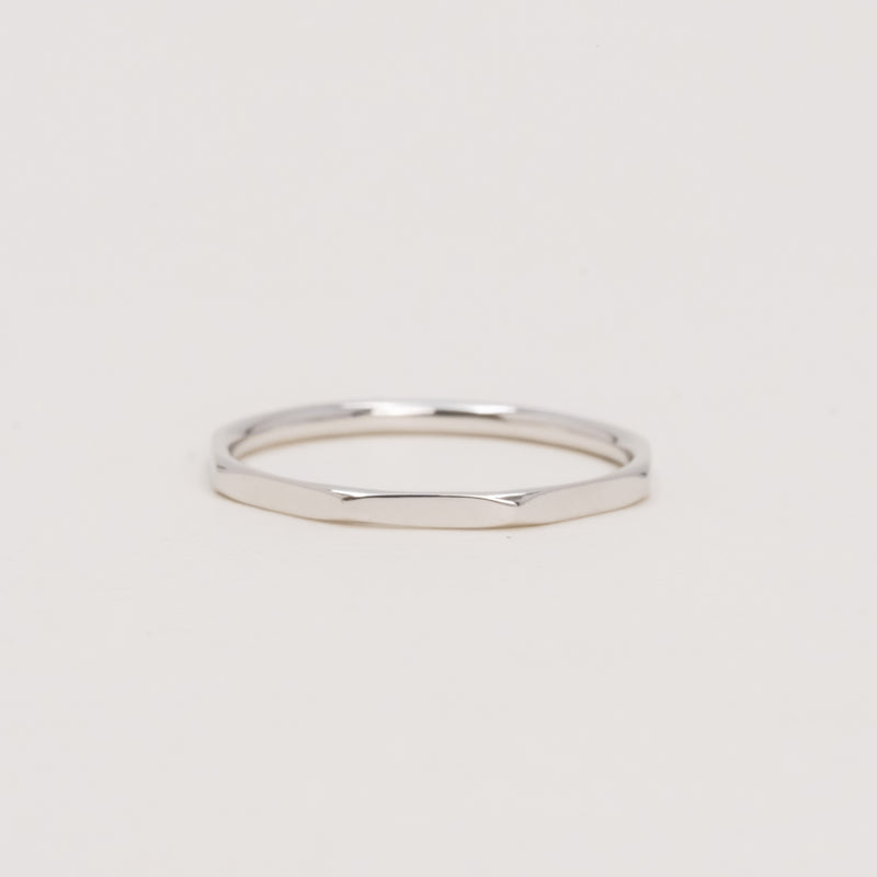 Faceted Stacking Ring 1.5mm