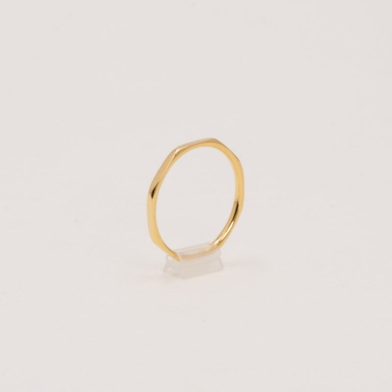 Faceted Stacking Ring 1.5mm