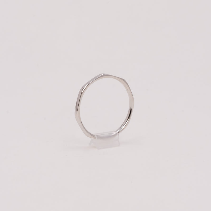 Faceted Stacking Ring 1.5mm