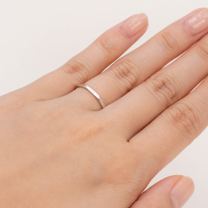 Faceted Stacking Ring 1.5mm