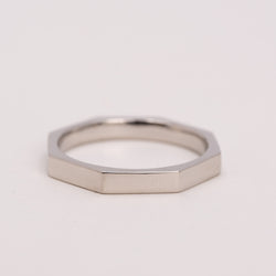 Faceted Stacking Ring 3mm