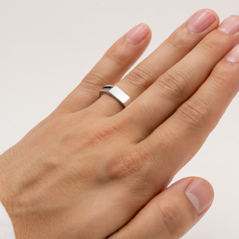 Faceted Stacking Ring 5mm