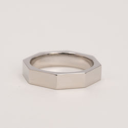 Faceted Stacking Ring 5mm