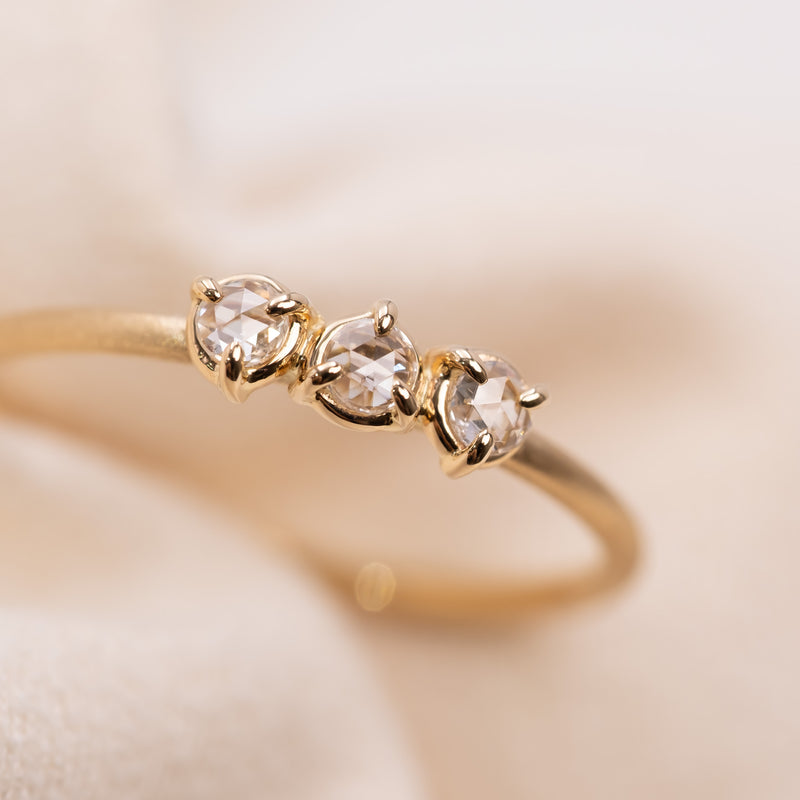 Dewdrop Diamond Ring – Trio