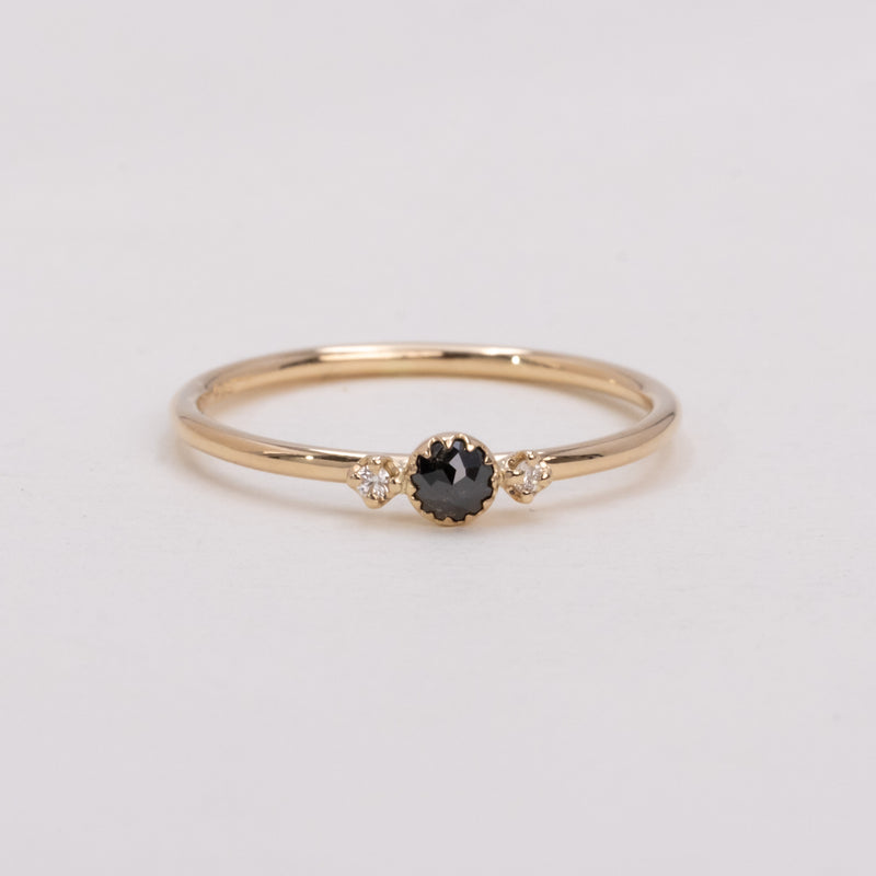 Littlest Bouquet Black Diamond Ring