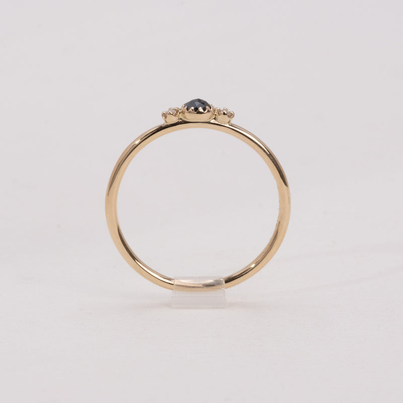 Littlest Bouquet Black Diamond Ring