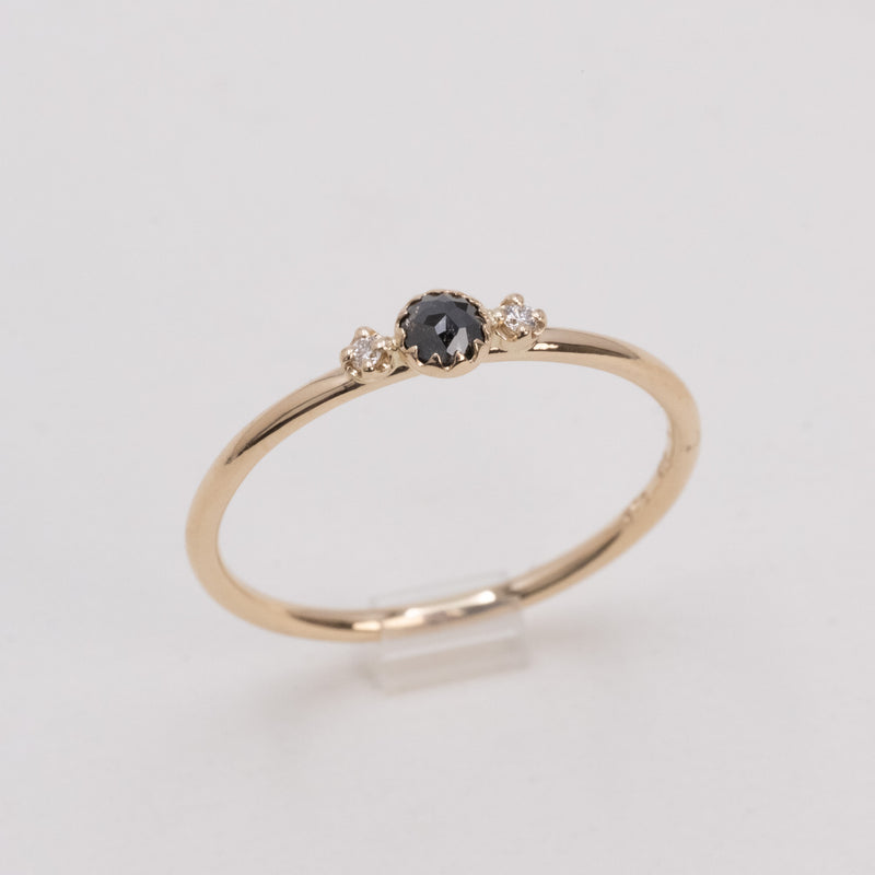 Littlest Bouquet Black Diamond Ring