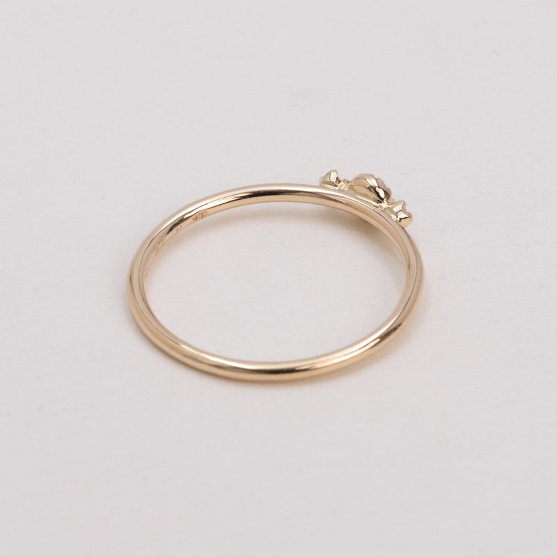 Littlest Bouquet Black Diamond Ring