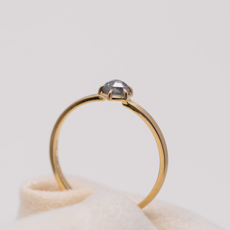 Stella hexagon diamond ring