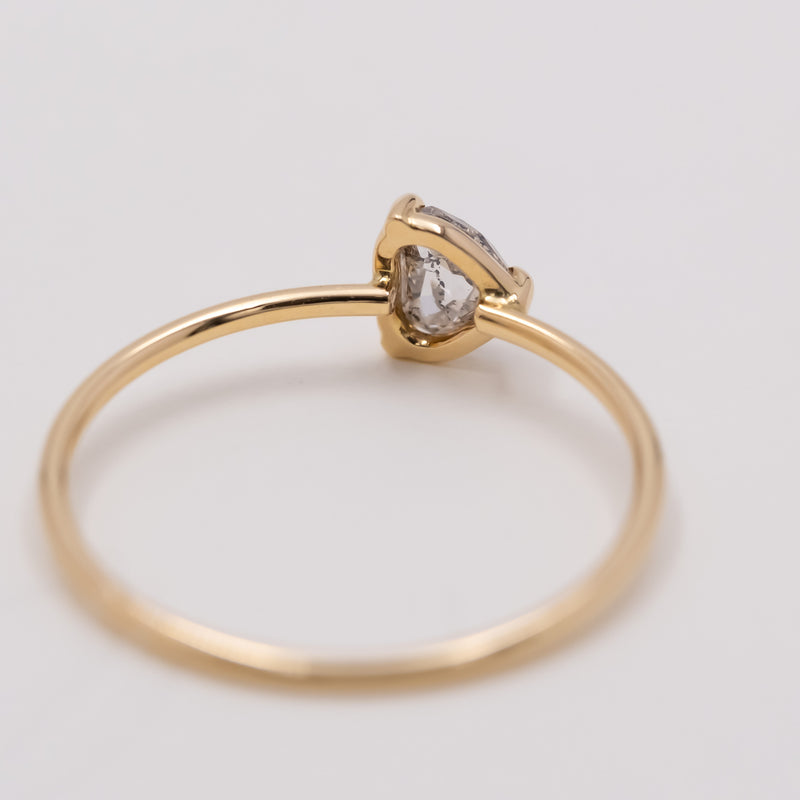 Stella heart diamond ring