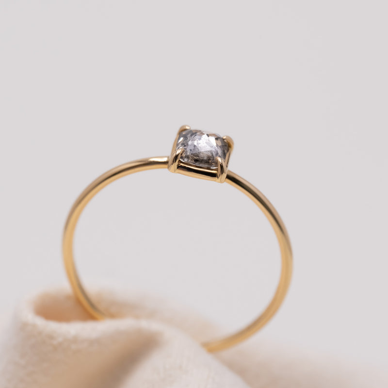 Stella square diamond ring