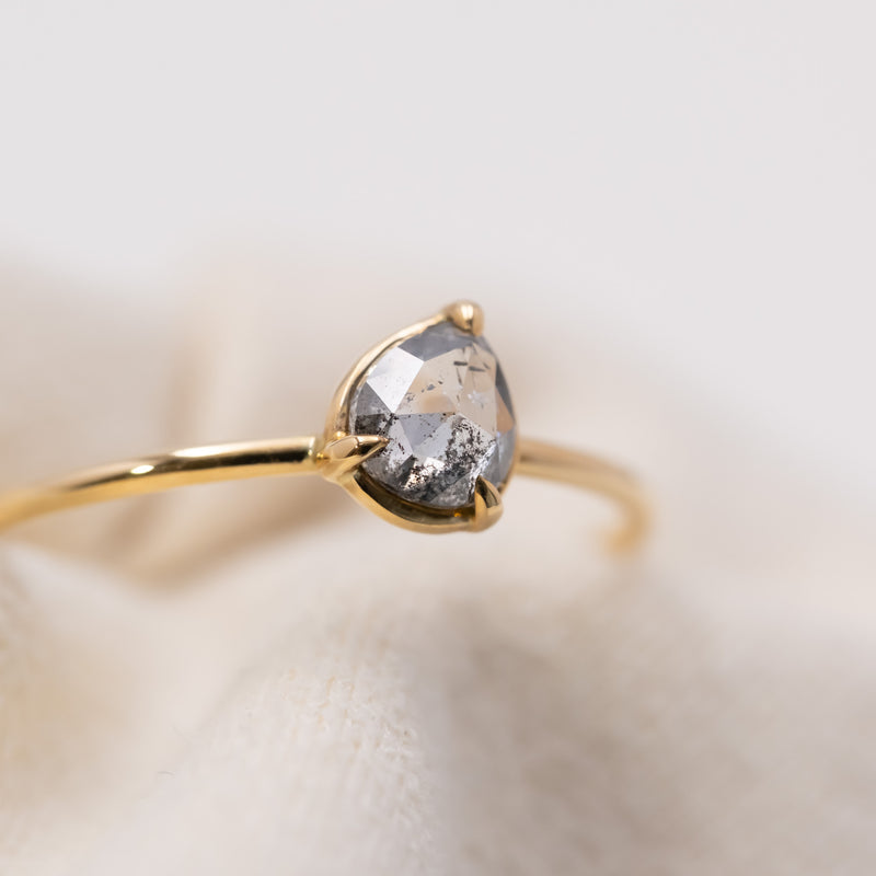 Stella drop diamond ring