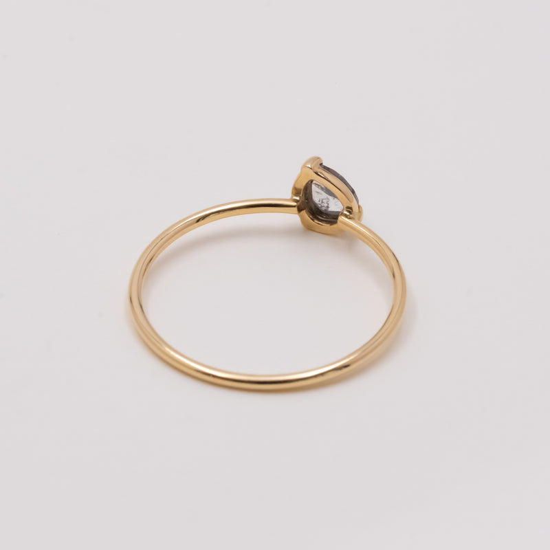 Stella drop diamond ring