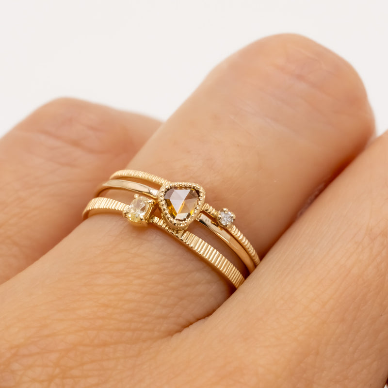 Freeform Diamond Ring Maron