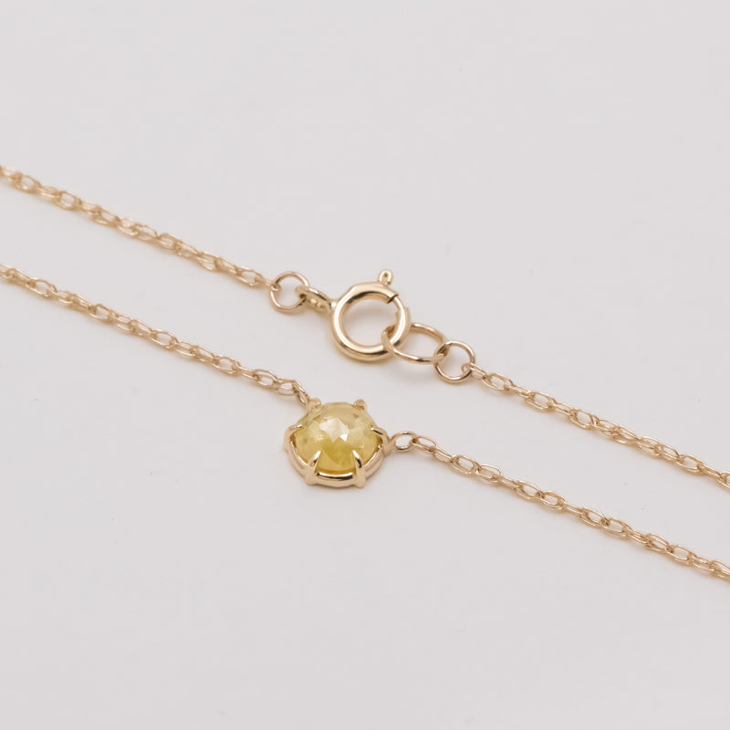 Sunshine Yellow Diamond Necklace