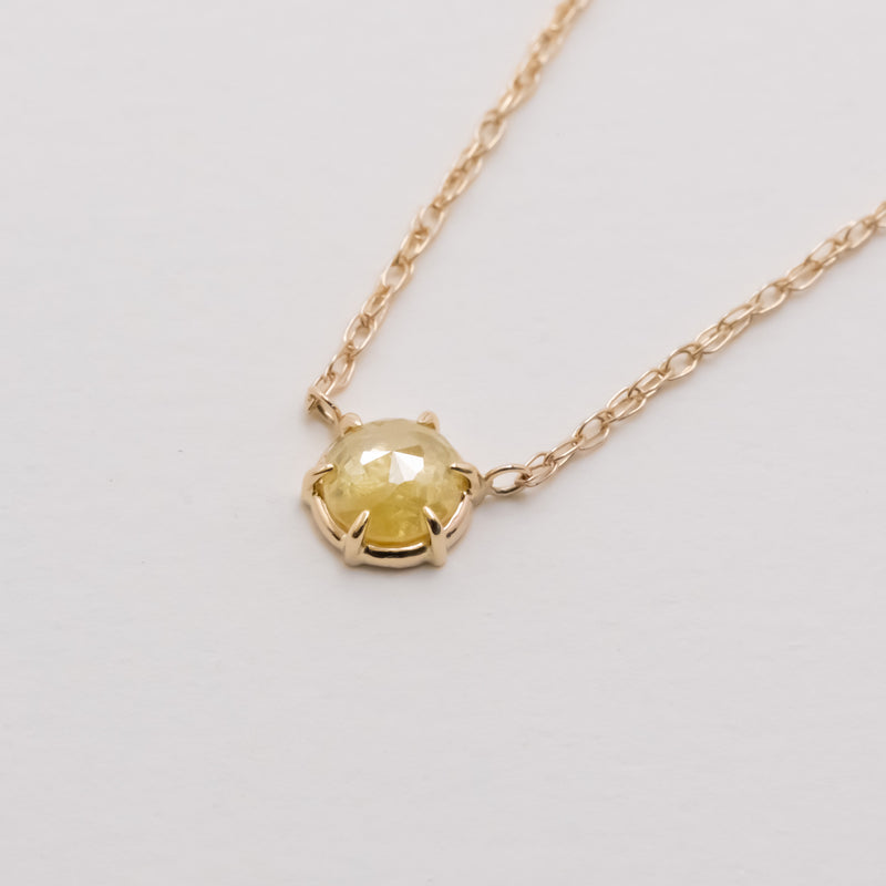 Sunshine Yellow Diamond Necklace