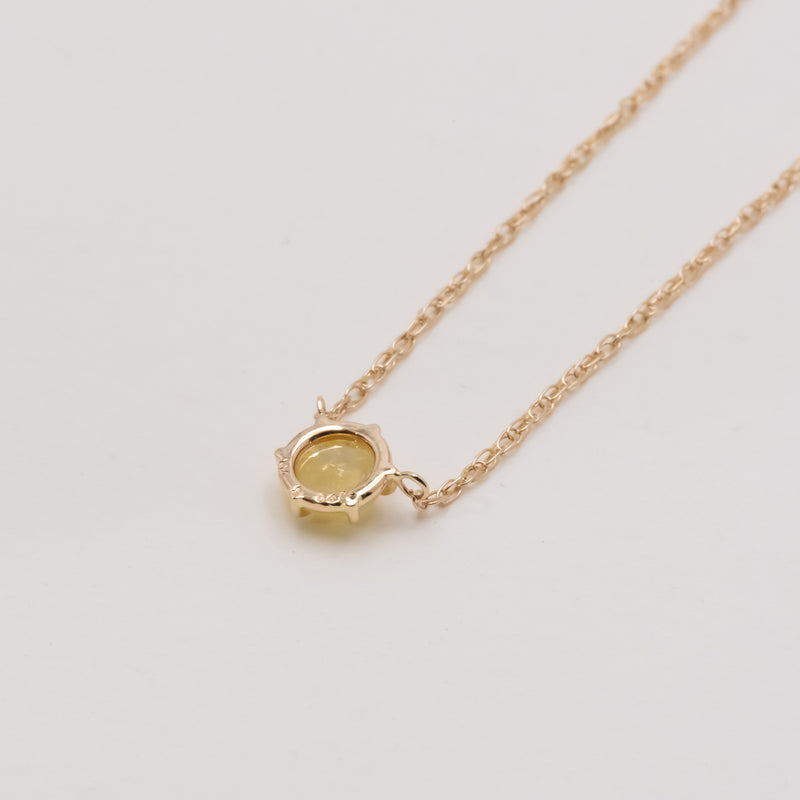 Sunshine Yellow Diamond Necklace