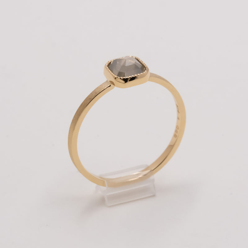 Fog Grey Diamond Ring