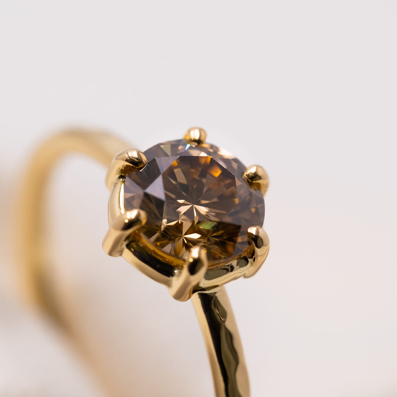 Fancy Brown Diamond Ring