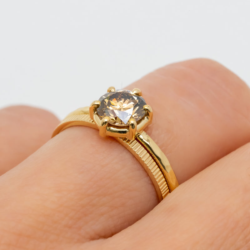 Fancy Brown Diamond Ring