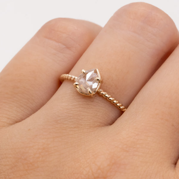 Twilight Petal Diamond Ring
