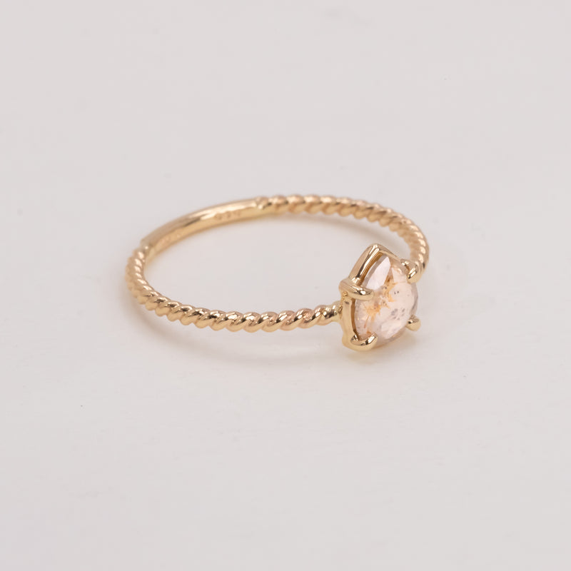 Twilight Petal Diamond Ring