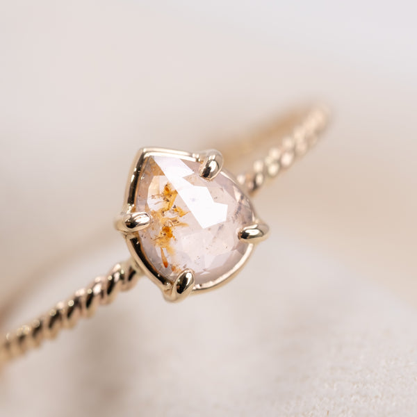 Twilight Petal Diamond Ring
