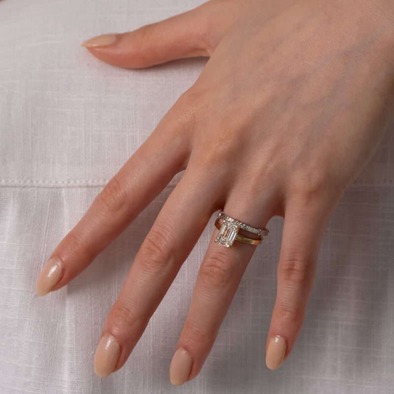 Emerald Cut Diamond Ring