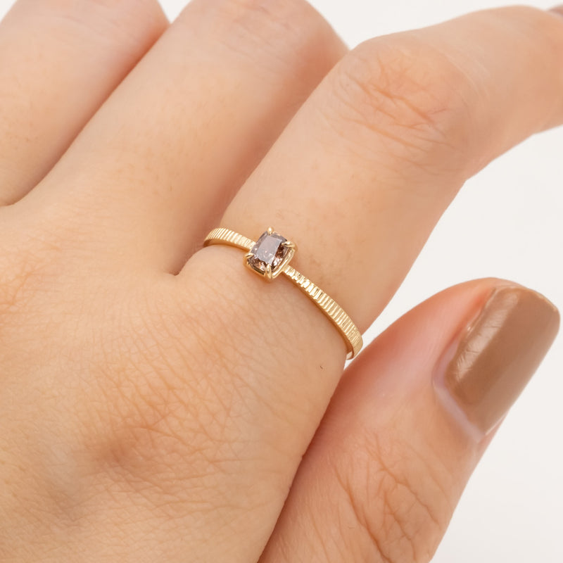 Butterfly Diamond Ring Violet