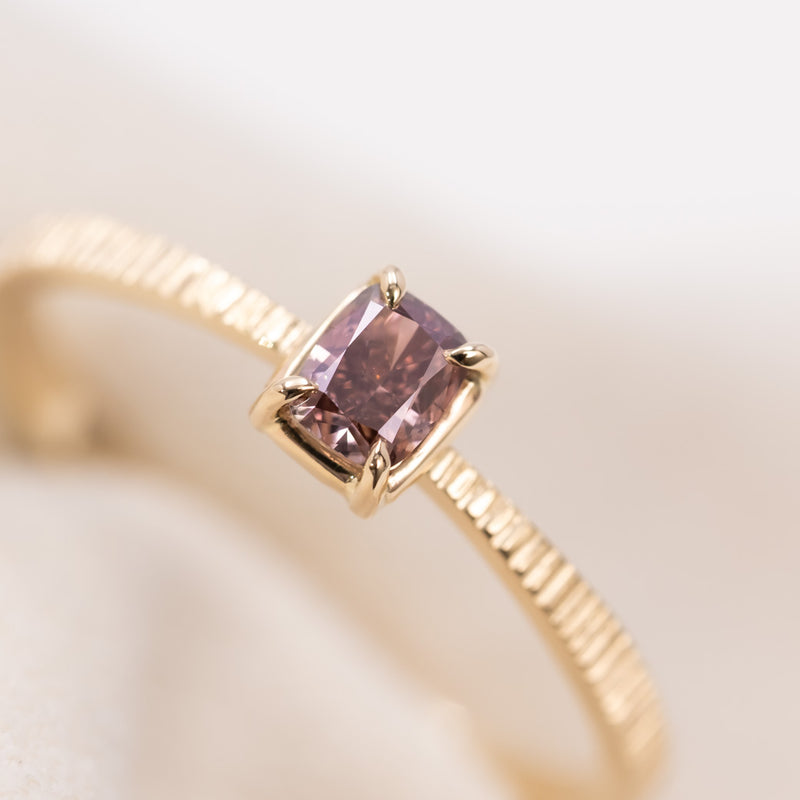 Butterfly Diamond Ring Violet
