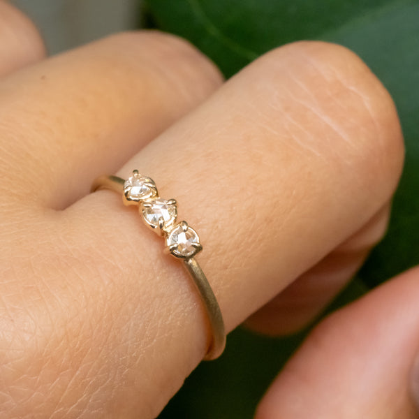 Dewdrop Diamond Ring – Trio