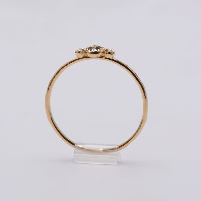 Littlest bouquet diamond ring forest