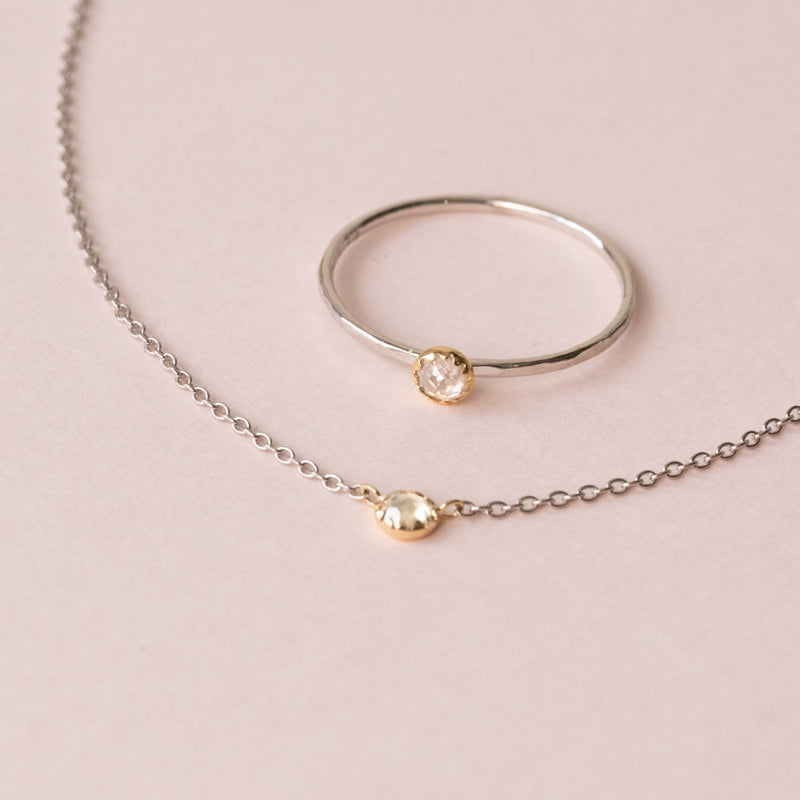 LIMITED 『願い事』MIX METAL RING + NECKLACE